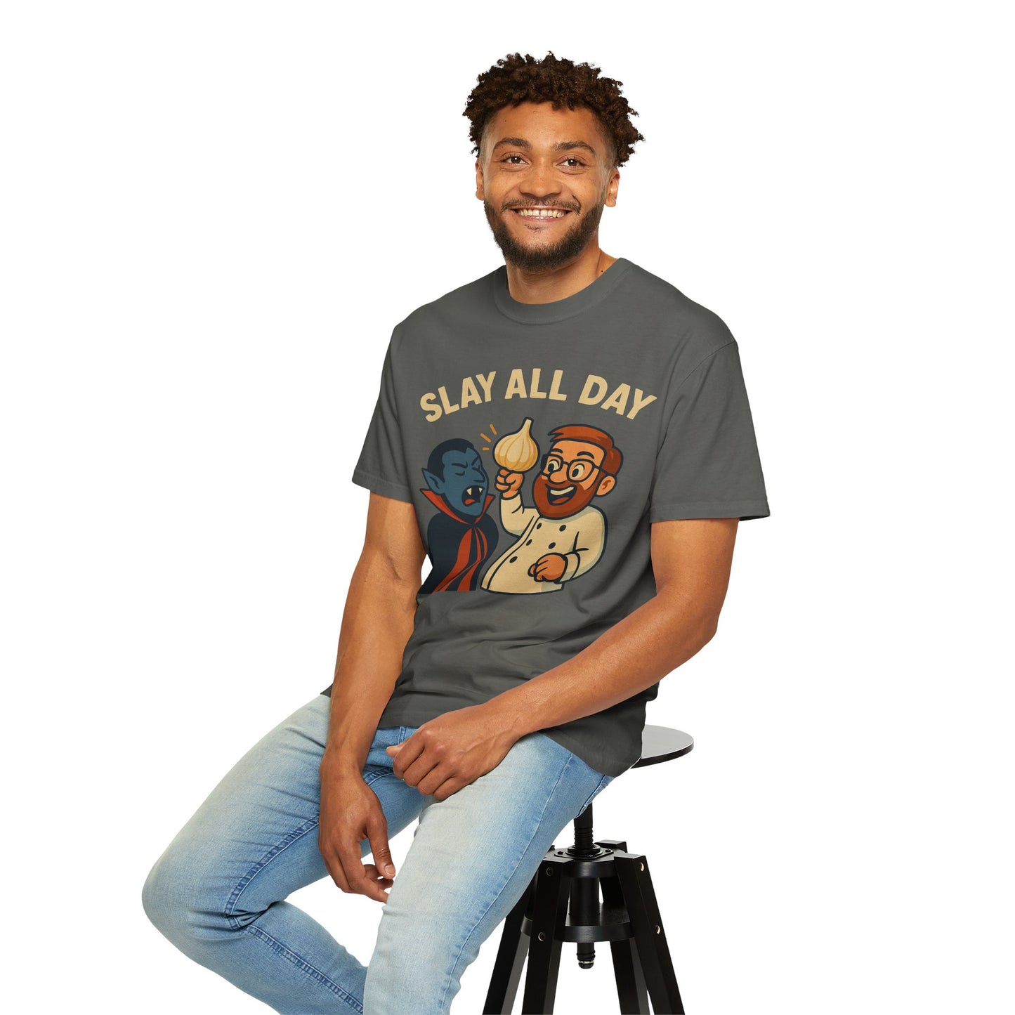 Slay All Day- Unisex T-shirt, Casual Wear, Book Lover Gift, Club Apparel, Comfortable Tee