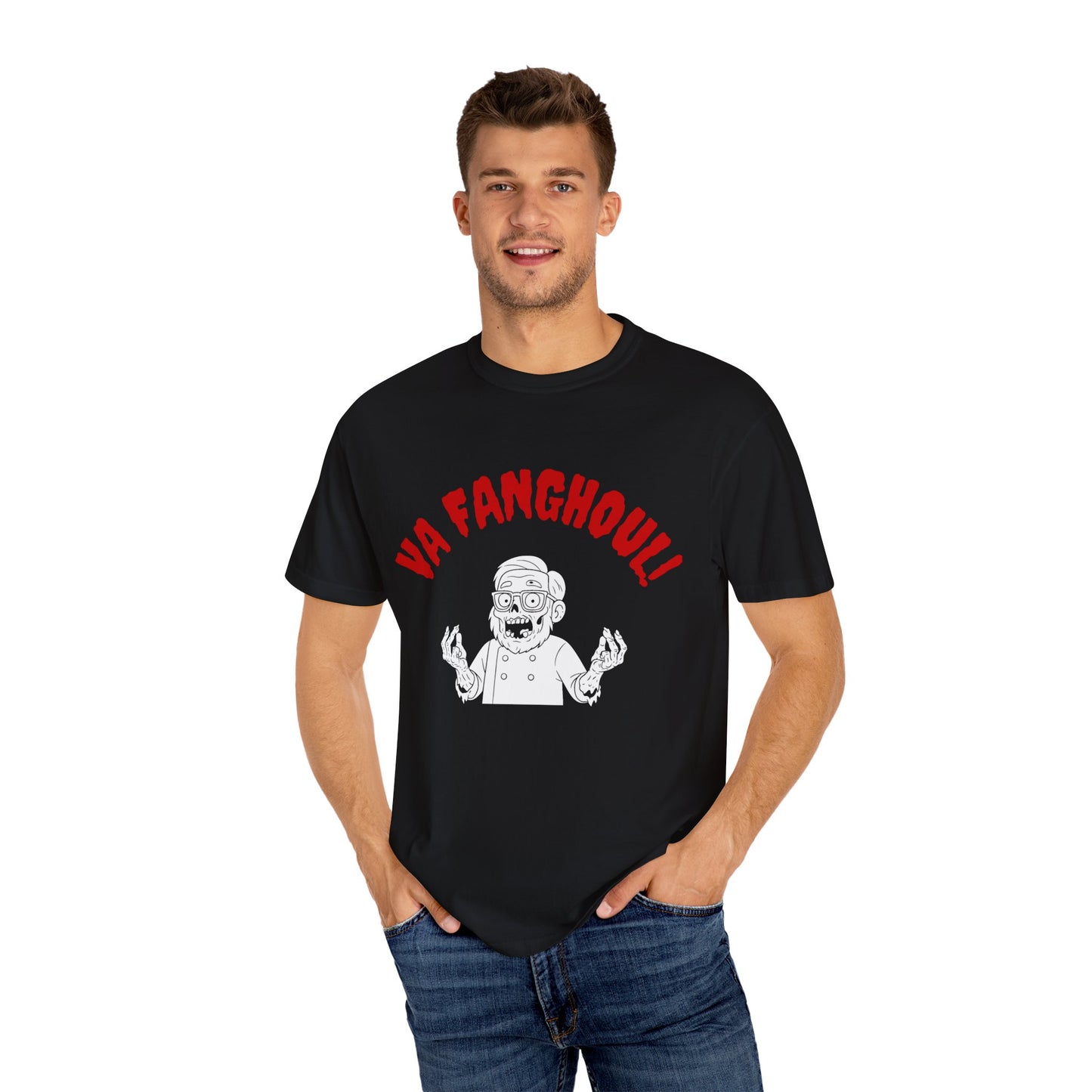 Vibrant Unisex Graphic Tee - 'Ya Fanghoul!' Halloween Casual Wear, Gift for Fans, Fall Parties, Spooky Season Shirt