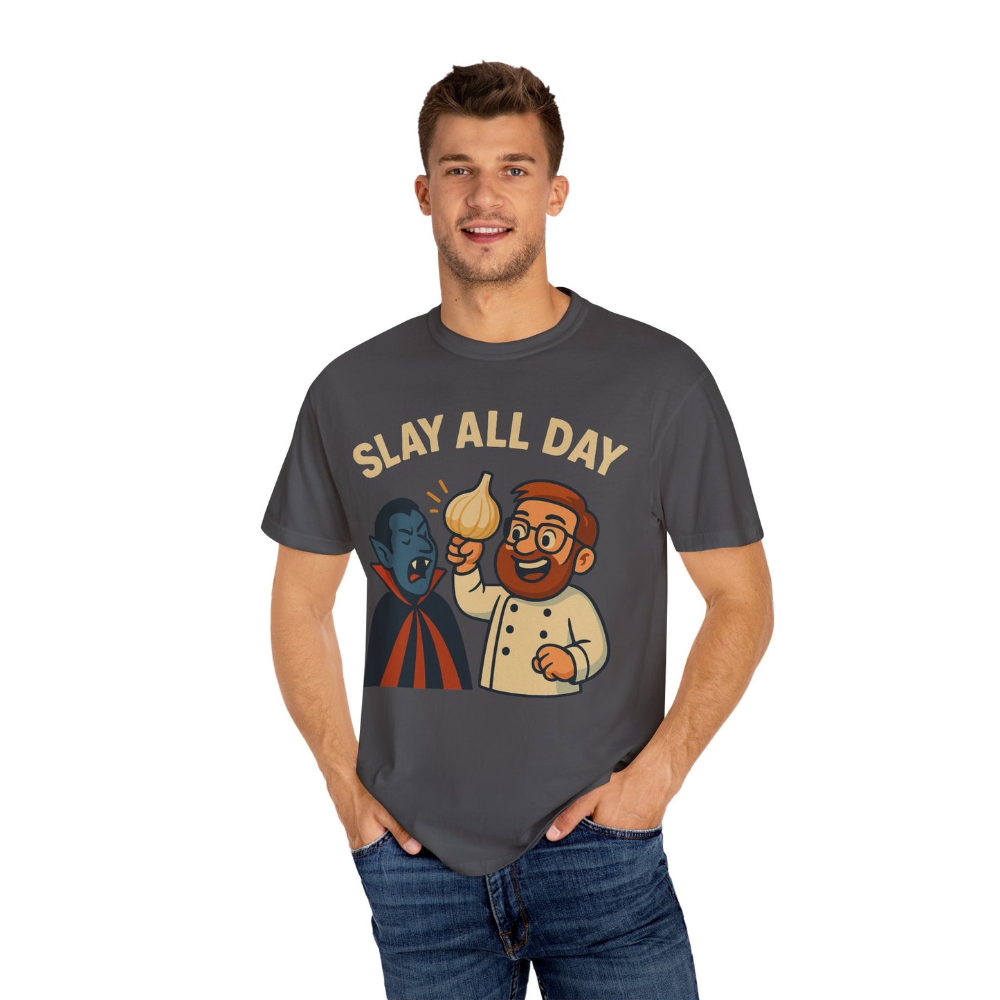 Slay All Day- Unisex T-shirt, Casual Wear, Book Lover Gift, Club Apparel, Comfortable Tee