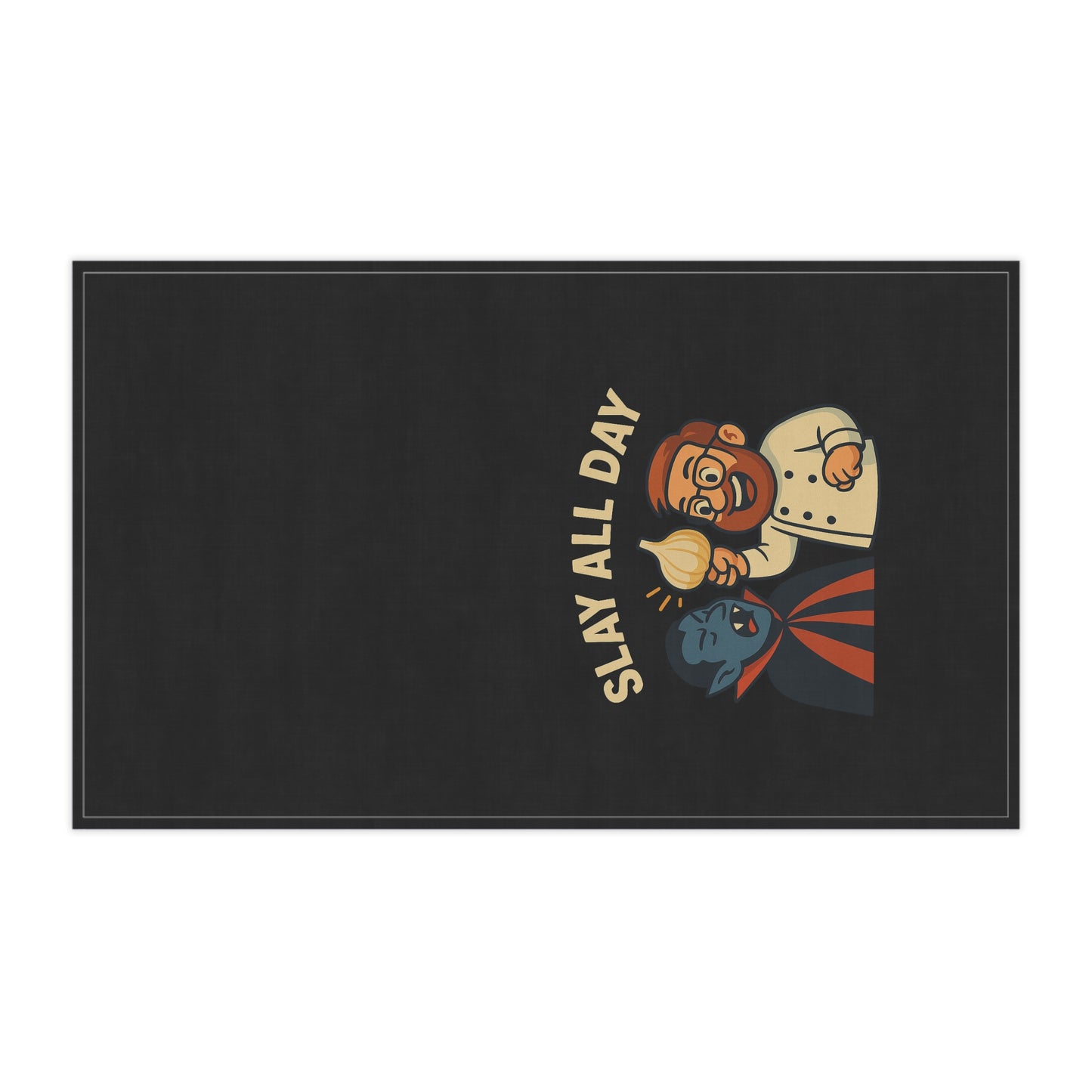 Funny Kitchen Tea Towels, Slay All Day Dish Towels for Halloween, Cooking Gift for Chefs, Home Decor, Unique Kitchen Accessories