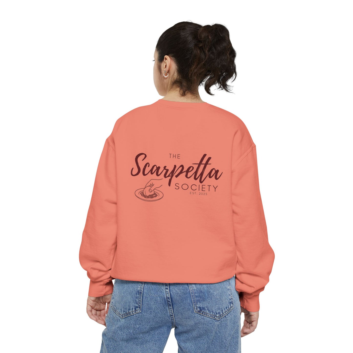 Scarpetta Society- Crewneck Sweatshirt for Casual Wear, Gift for Friends, Comfortable Unisex Sweatshirt