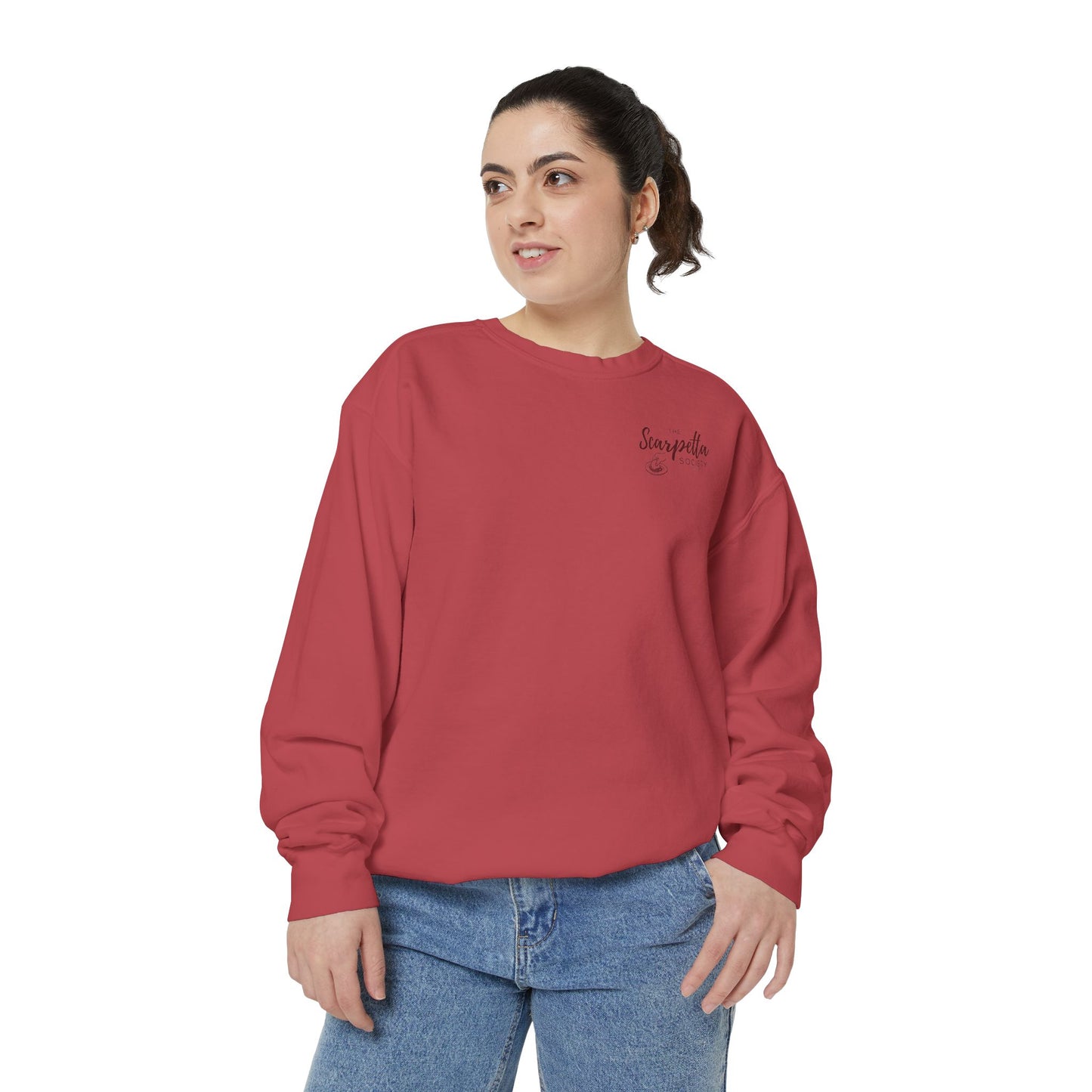 Scarpetta Society- Crewneck Sweatshirt for Casual Wear, Gift for Friends, Comfortable Unisex Sweatshirt