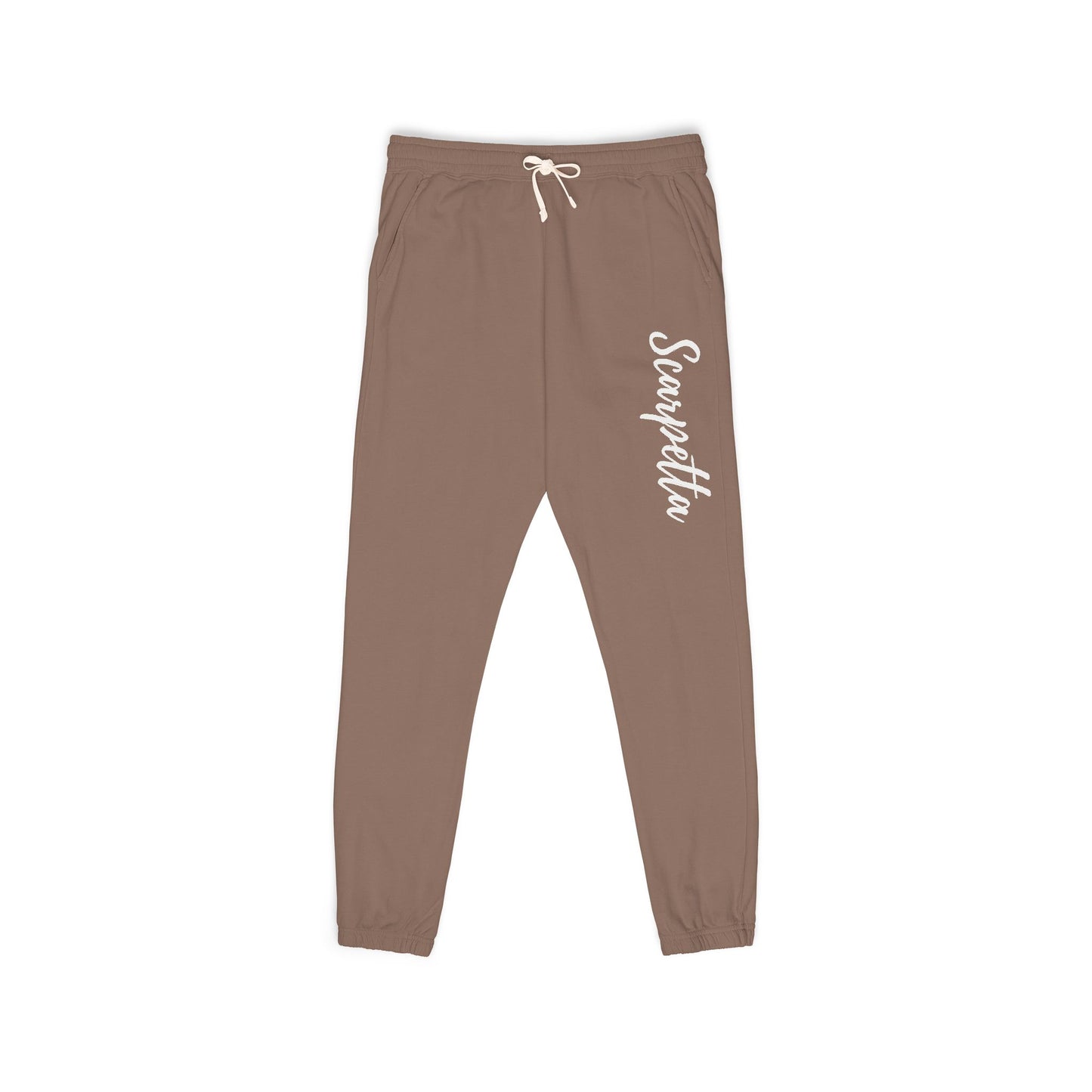 Scarpetta- Unisex Garment-Dyed Fleece Sweatpants - Cozy Leisurewear for Relaxation, Perfect for Lounging, Weekend Vibes, Gift Idea for All