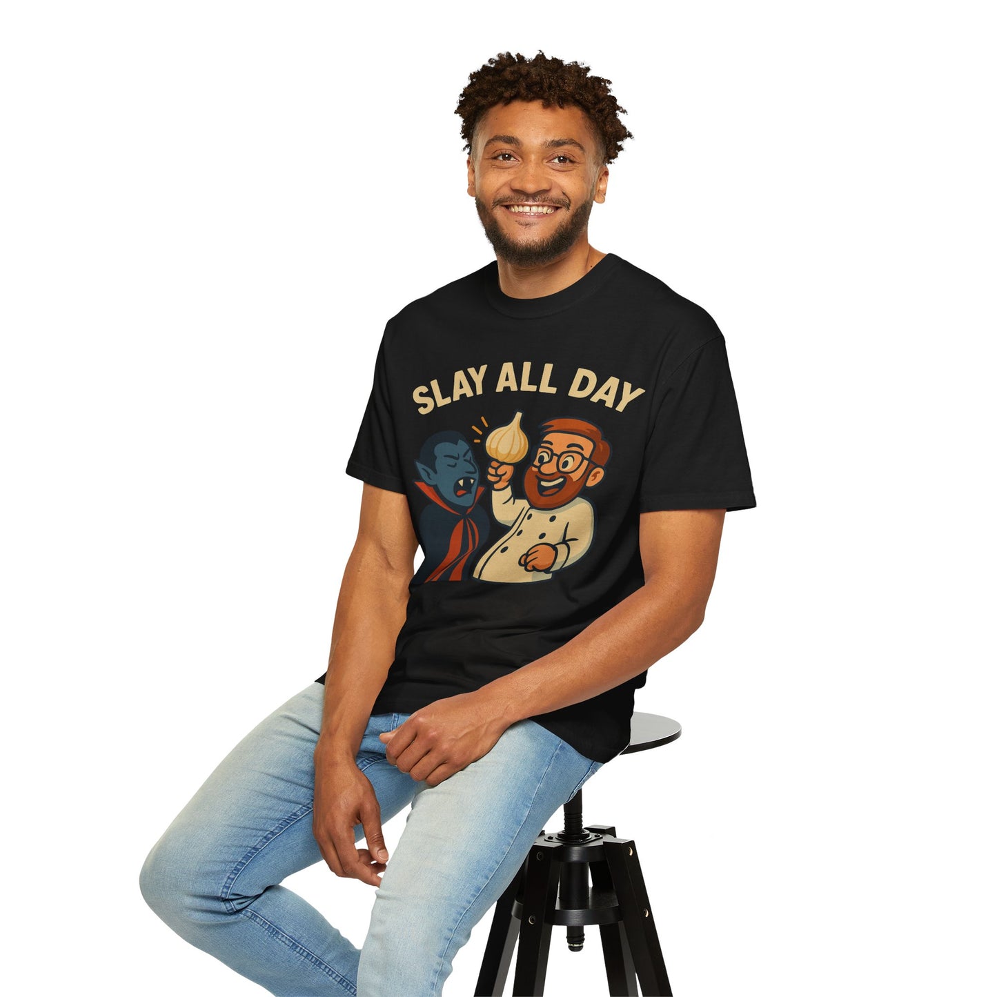 Slay All Day- Unisex T-shirt, Casual Wear, Book Lover Gift, Club Apparel, Comfortable Tee