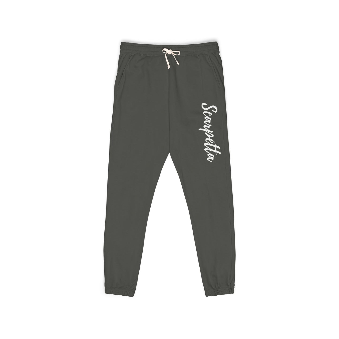 Scarpetta- Unisex Garment-Dyed Fleece Sweatpants - Cozy Leisurewear for Relaxation, Perfect for Lounging, Weekend Vibes, Gift Idea for All