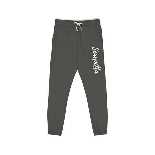 Scarpetta- Unisex Garment-Dyed Fleece Sweatpants - Cozy Leisurewear for Relaxation, Perfect for Lounging, Weekend Vibes, Gift Idea for All