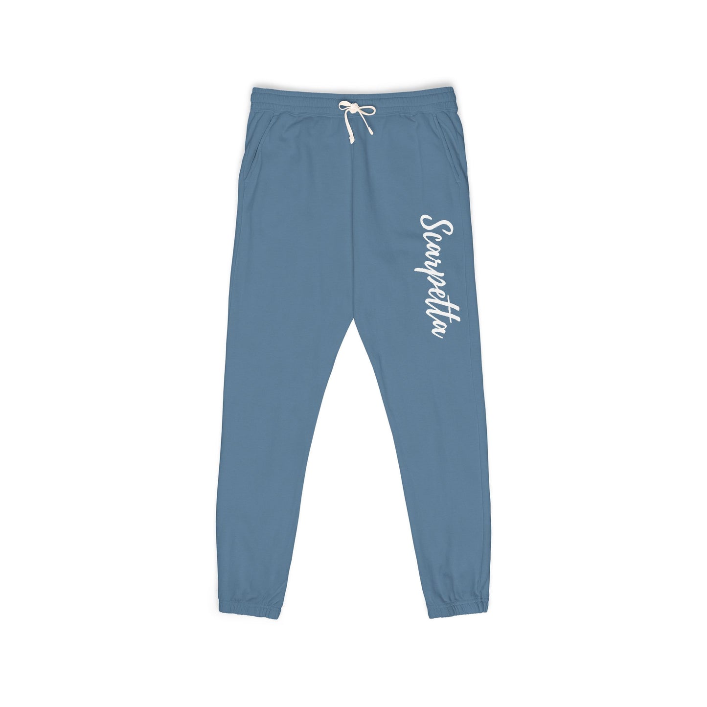Scarpetta- Unisex Garment-Dyed Fleece Sweatpants - Cozy Leisurewear for Relaxation, Perfect for Lounging, Weekend Vibes, Gift Idea for All