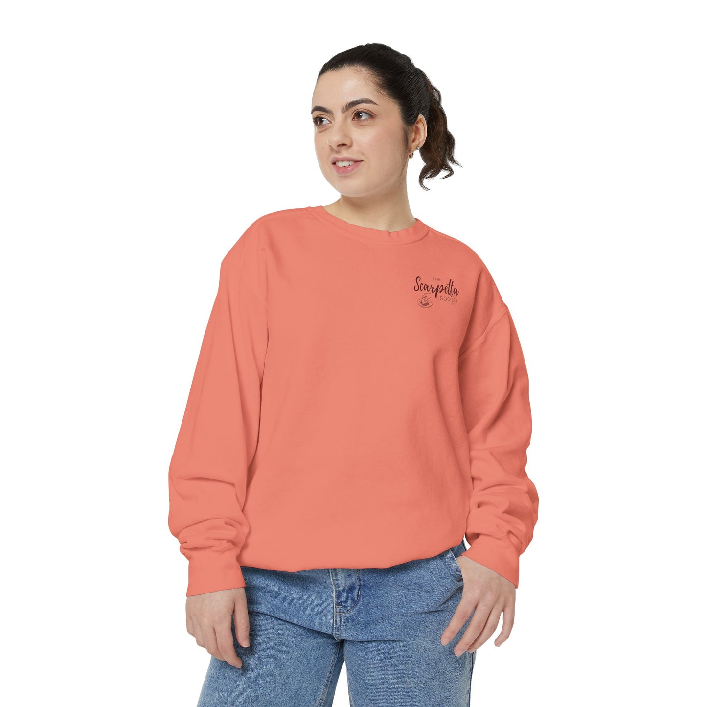 Scarpetta Society- Crewneck Sweatshirt for Casual Wear, Gift for Friends, Comfortable Unisex Sweatshirt