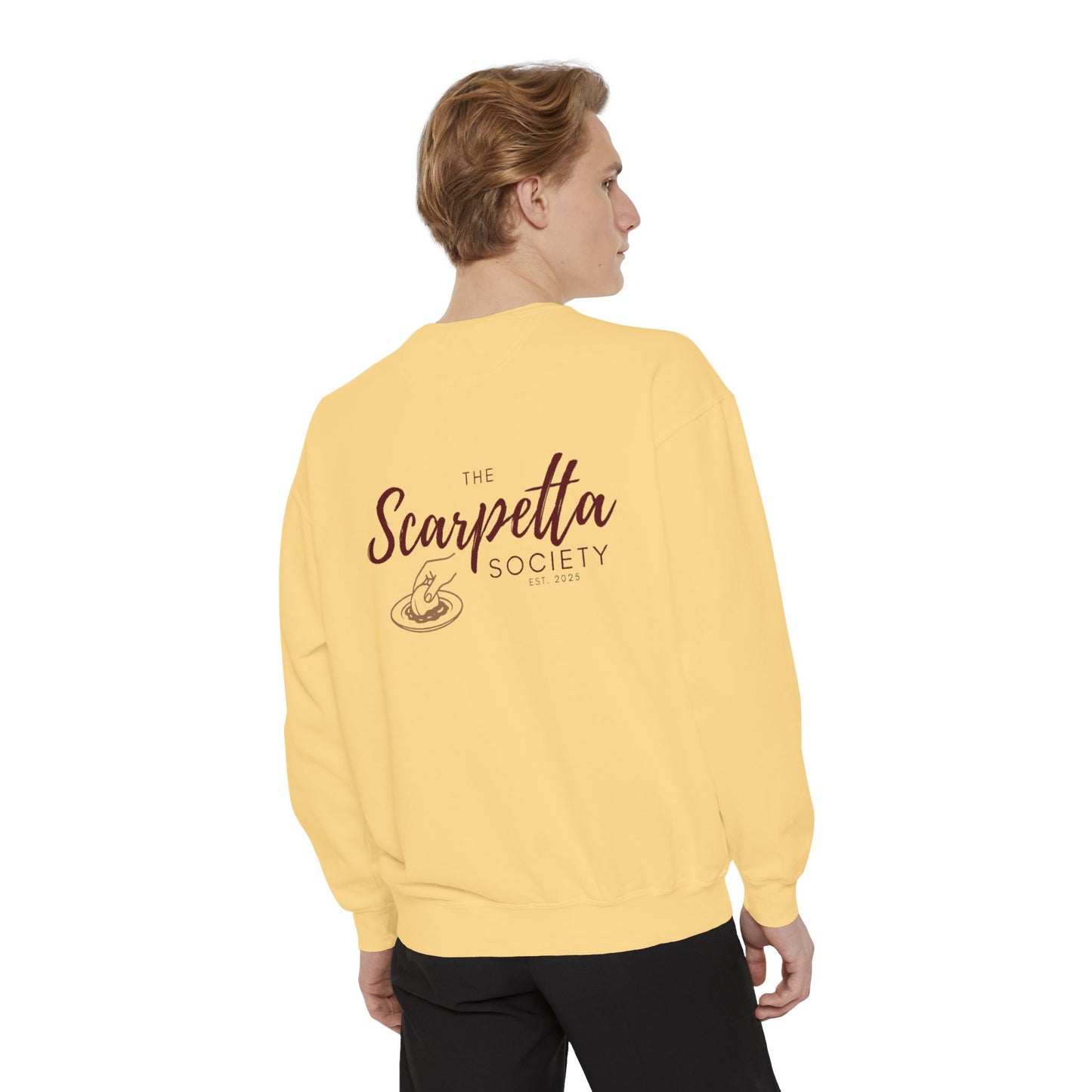Scarpetta Society- Crewneck Sweatshirt for Casual Wear, Gift for Friends, Comfortable Unisex Sweatshirt