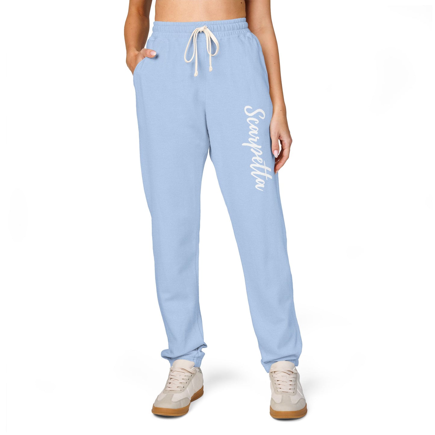 Scarpetta- Unisex Garment-Dyed Fleece Sweatpants - Cozy Leisurewear for Relaxation, Perfect for Lounging, Weekend Vibes, Gift Idea for All