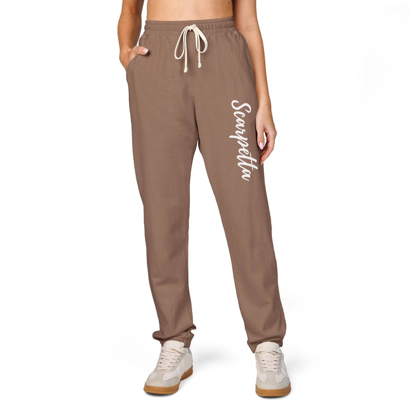 Scarpetta- Unisex Garment-Dyed Fleece Sweatpants - Cozy Leisurewear for Relaxation, Perfect for Lounging, Weekend Vibes, Gift Idea for All