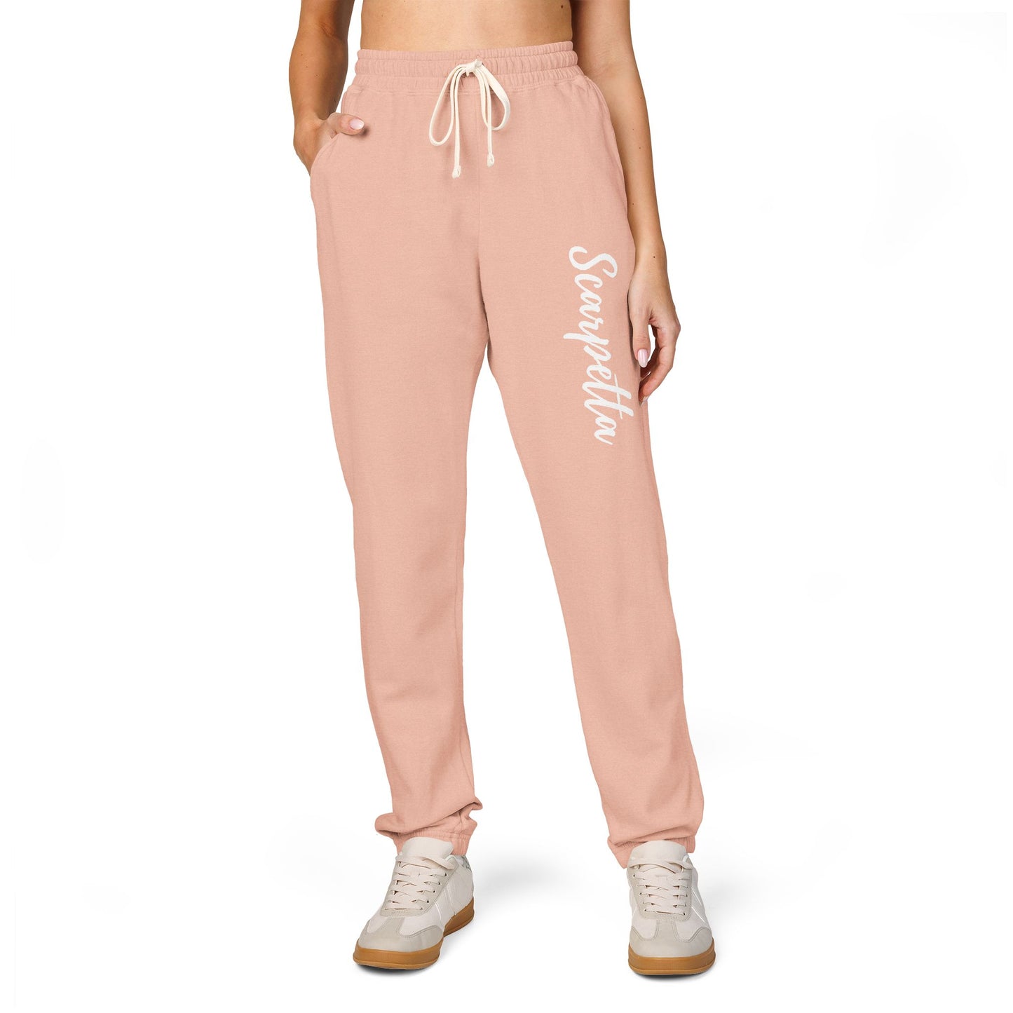 Scarpetta- Unisex Garment-Dyed Fleece Sweatpants - Cozy Leisurewear for Relaxation, Perfect for Lounging, Weekend Vibes, Gift Idea for All