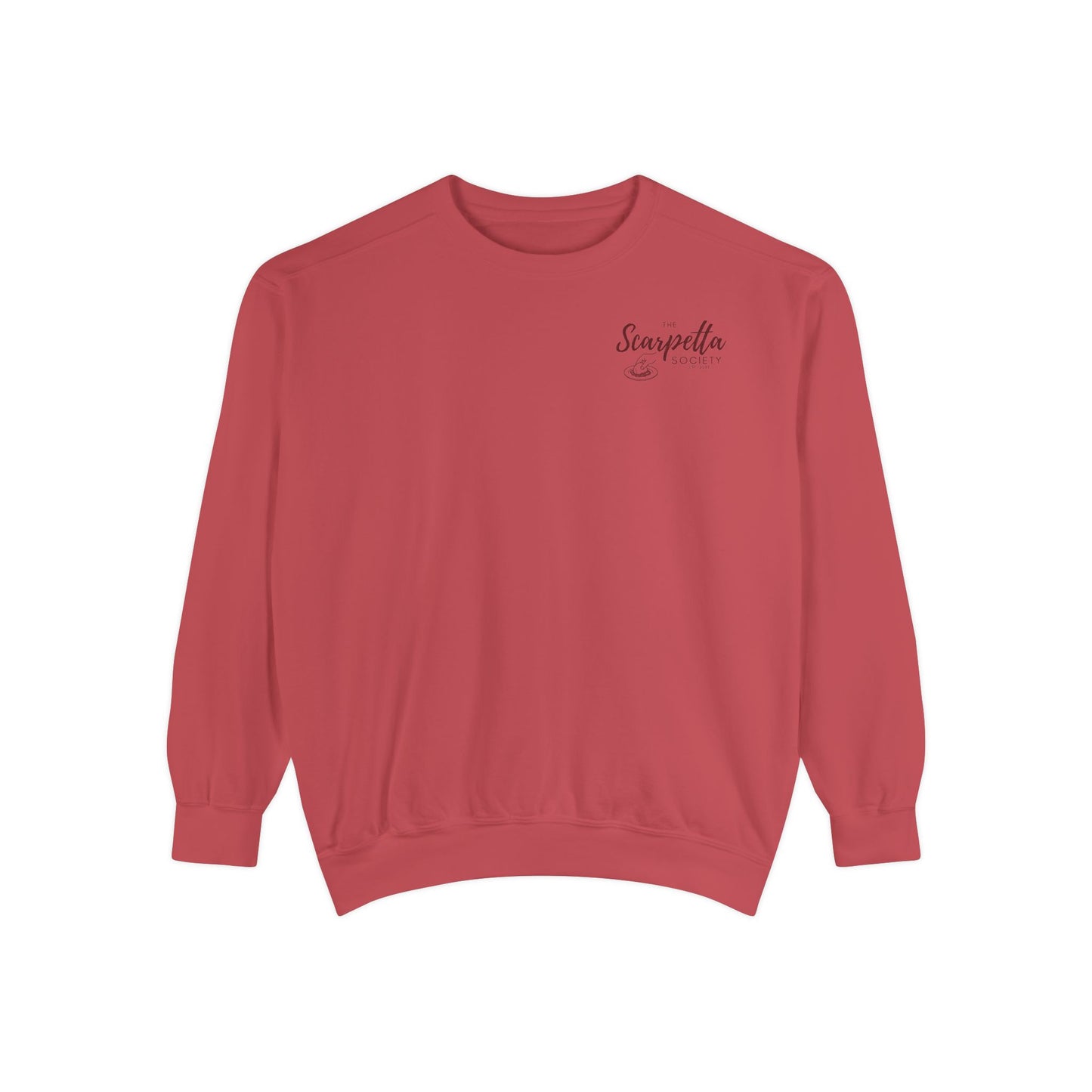 Scarpetta Society- Crewneck Sweatshirt for Casual Wear, Gift for Friends, Comfortable Unisex Sweatshirt