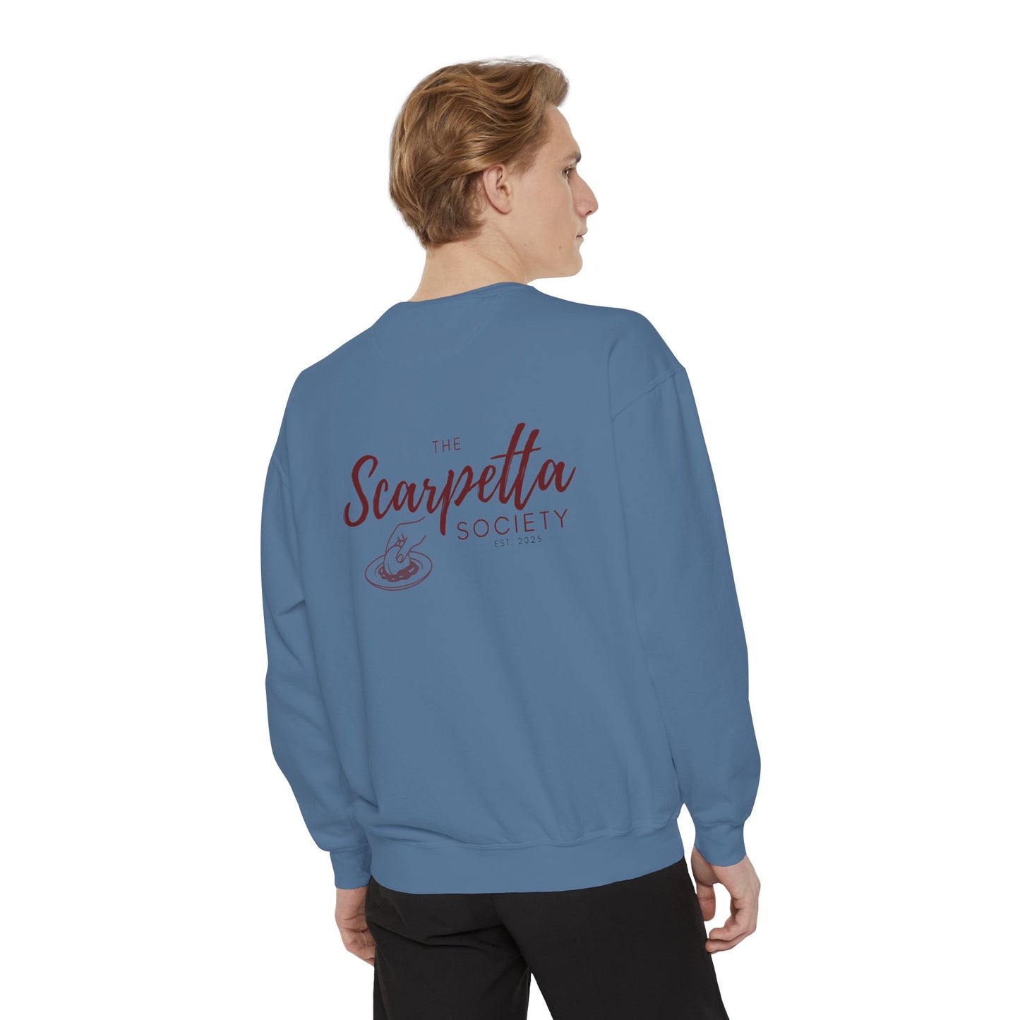 Scarpetta Society- Crewneck Sweatshirt for Casual Wear, Gift for Friends, Comfortable Unisex Sweatshirt