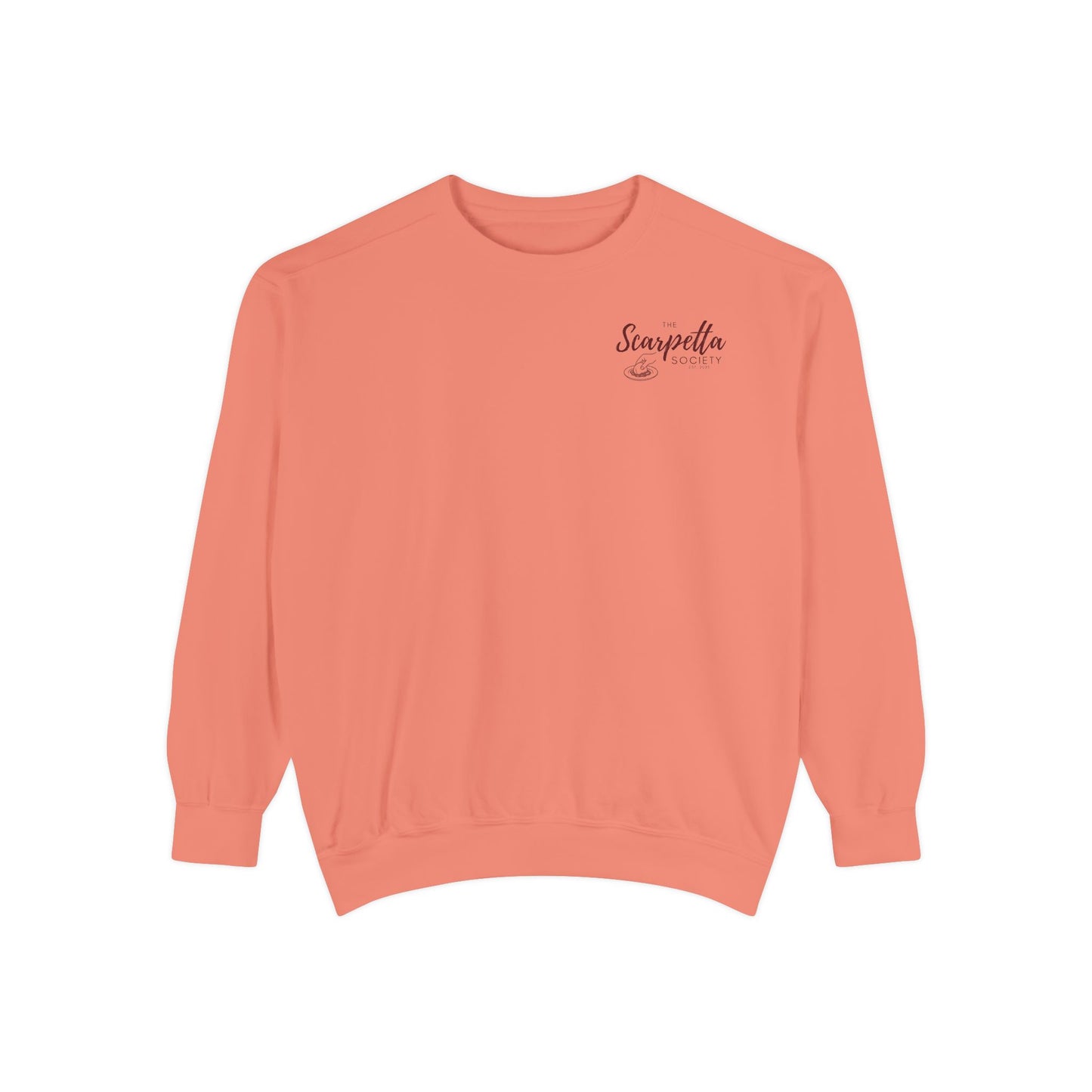 Scarpetta Society- Crewneck Sweatshirt for Casual Wear, Gift for Friends, Comfortable Unisex Sweatshirt