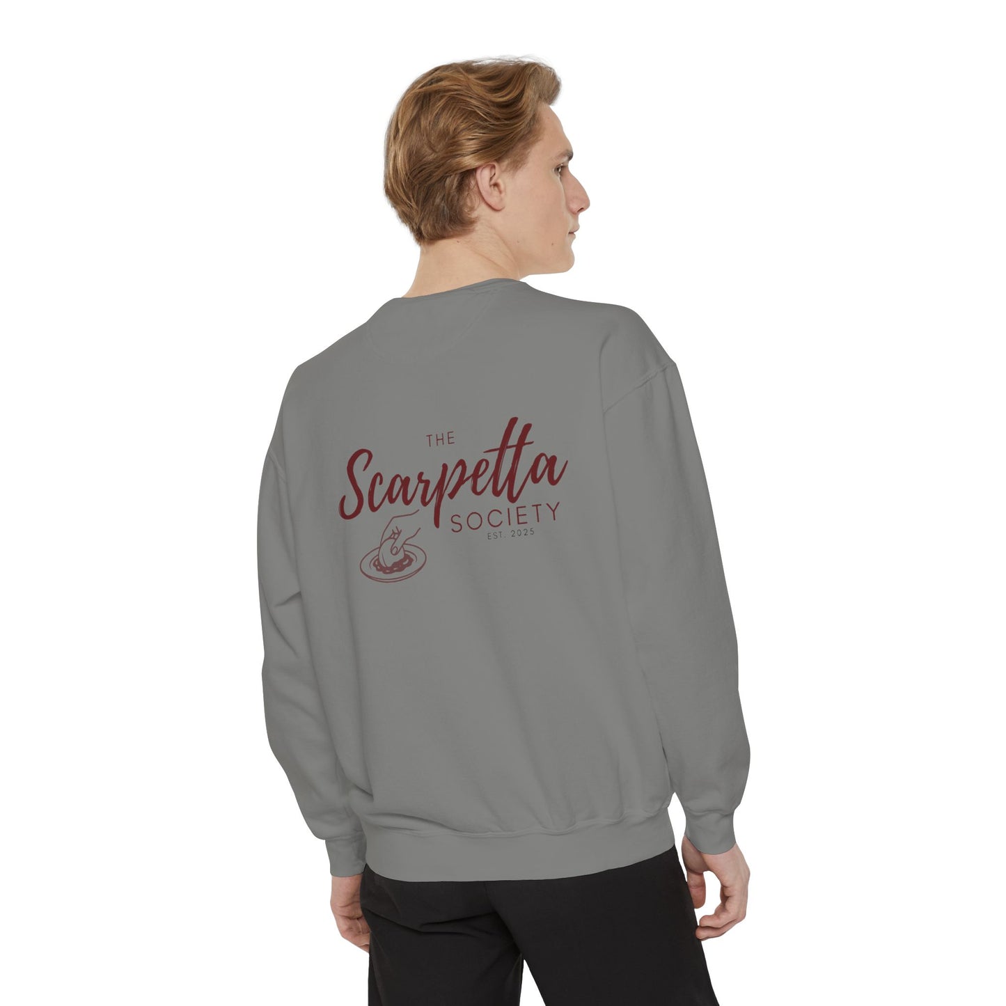 Scarpetta Society- Crewneck Sweatshirt for Casual Wear, Gift for Friends, Comfortable Unisex Sweatshirt