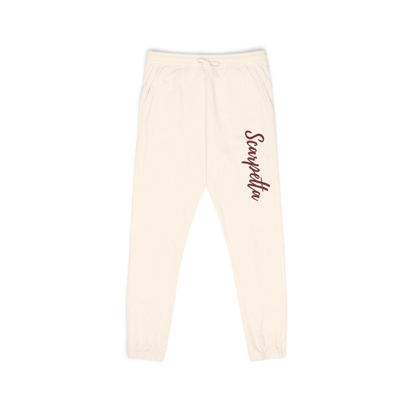 Scarpetta- Unisex Garment-Dyed Fleece Sweatpants - Cozy Leisurewear for Relaxation, Perfect for Lounging, Weekend Vibes, Gift Idea for All