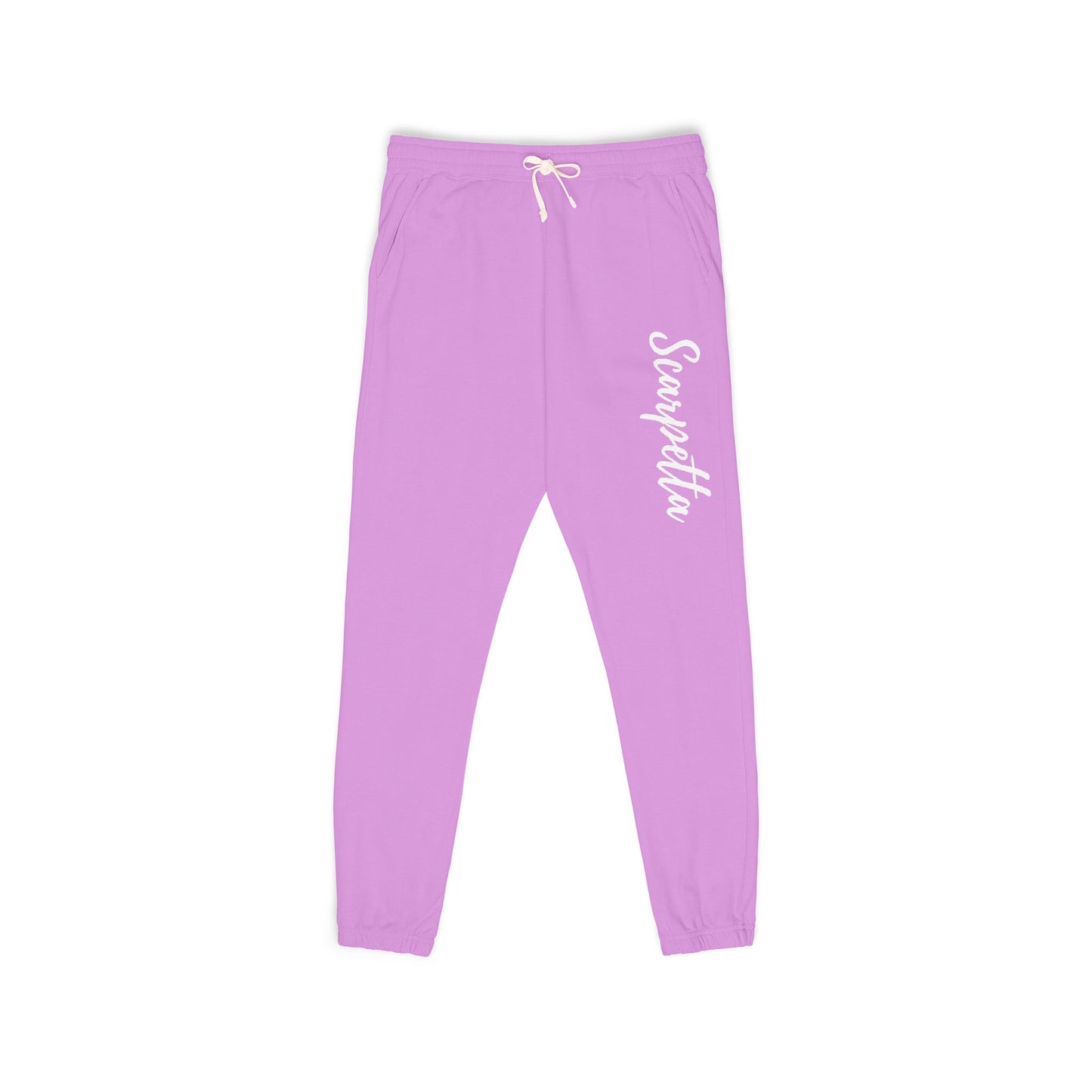 Scarpetta- Unisex Garment-Dyed Fleece Sweatpants - Cozy Leisurewear for Relaxation, Perfect for Lounging, Weekend Vibes, Gift Idea for All