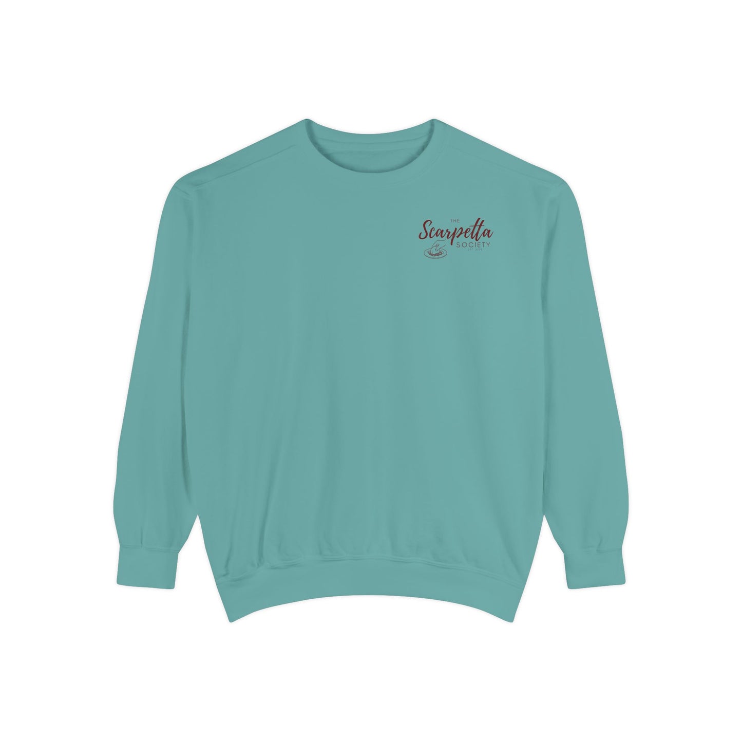 Scarpetta Society- Crewneck Sweatshirt for Casual Wear, Gift for Friends, Comfortable Unisex Sweatshirt