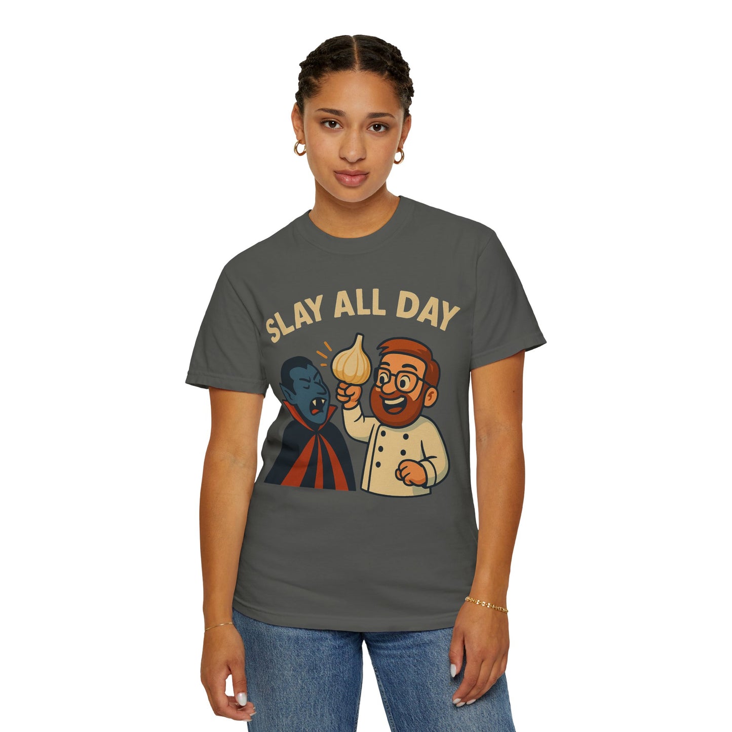 Slay All Day- Unisex T-shirt, Casual Wear, Book Lover Gift, Club Apparel, Comfortable Tee