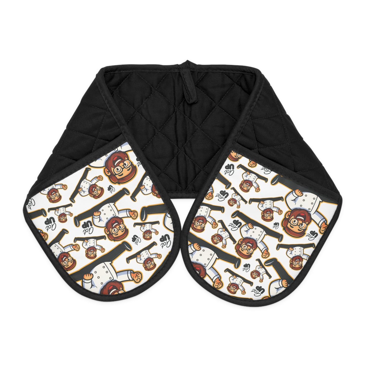 Kitchen Oven Mitts with Fun Cooking Designs, Baking Gifts, Home Decor, Unique Gift for Cooks, Accessories for Chefs