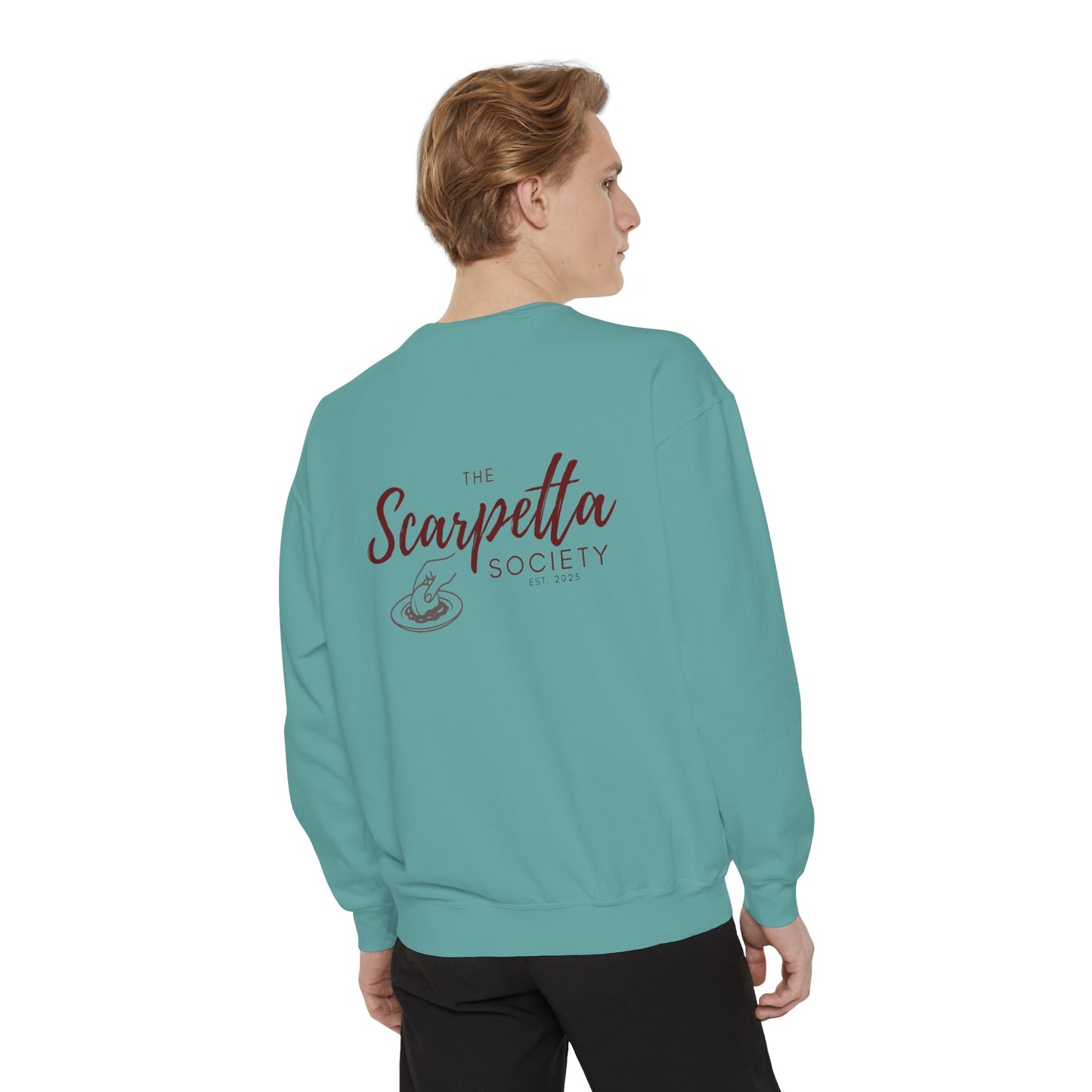 Scarpetta Society- Crewneck Sweatshirt for Casual Wear, Gift for Friends, Comfortable Unisex Sweatshirt