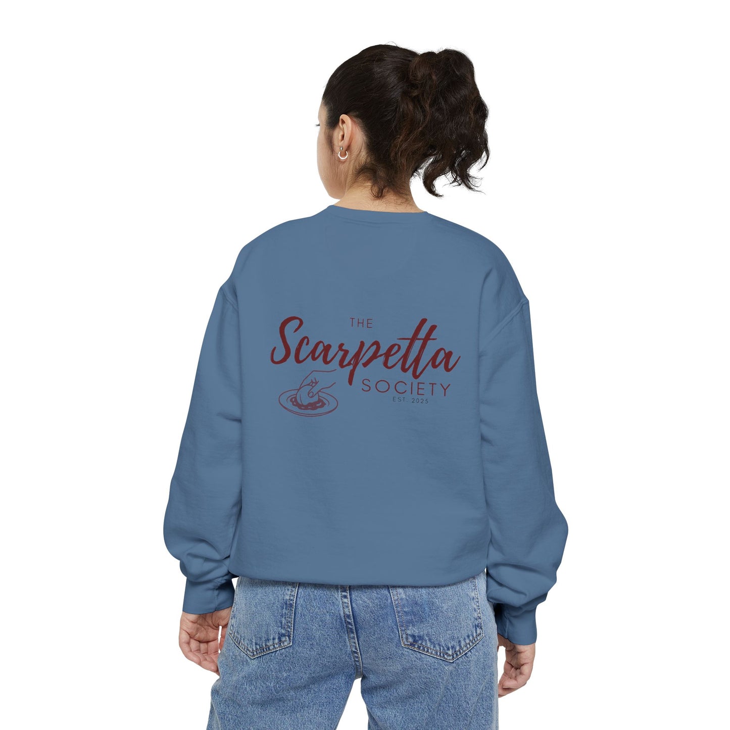 Scarpetta Society- Crewneck Sweatshirt for Casual Wear, Gift for Friends, Comfortable Unisex Sweatshirt