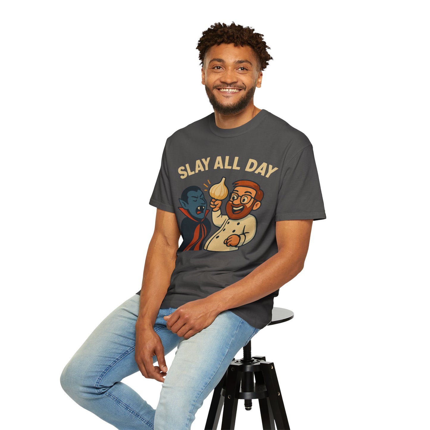 Slay All Day- Unisex T-shirt, Casual Wear, Book Lover Gift, Club Apparel, Comfortable Tee