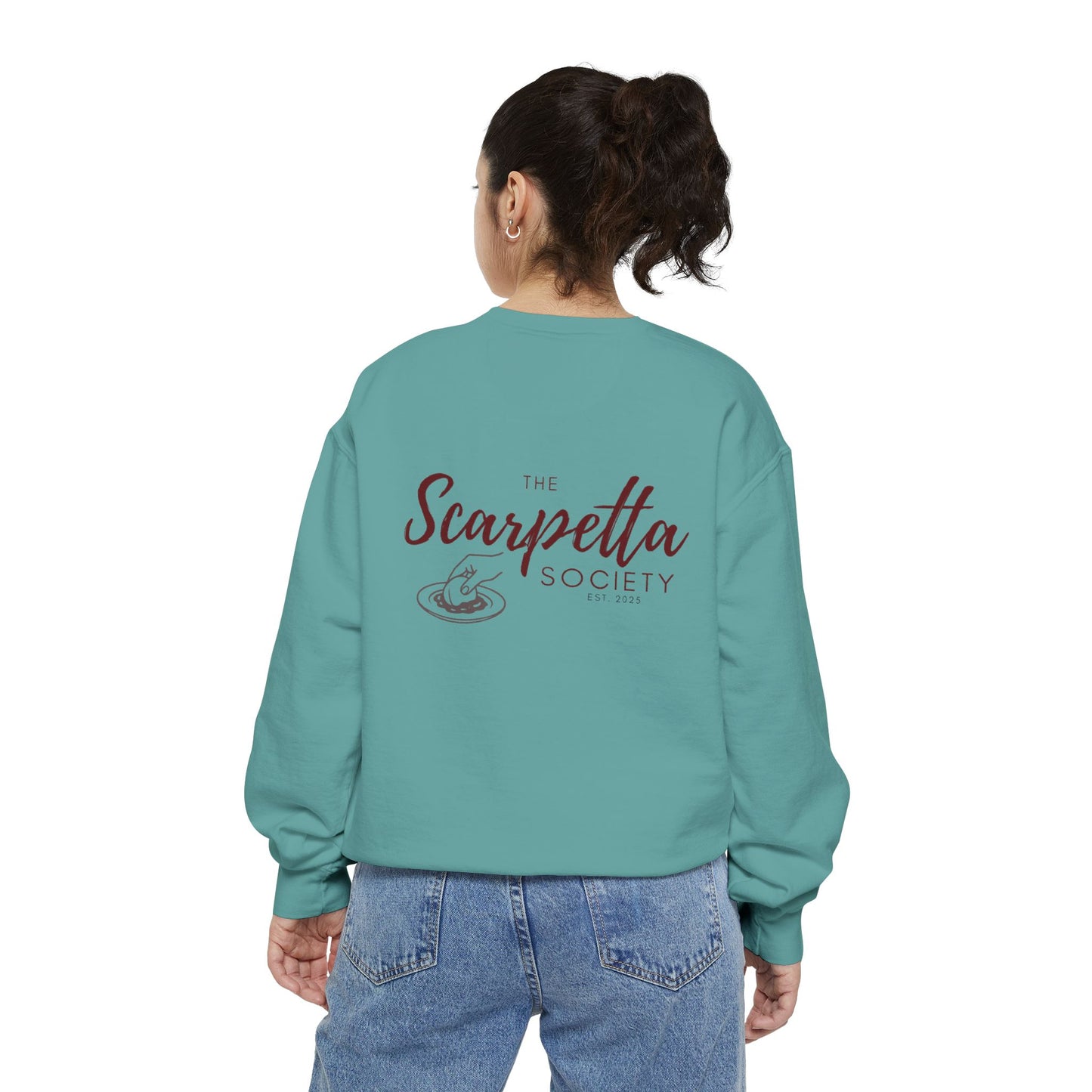 Scarpetta Society- Crewneck Sweatshirt for Casual Wear, Gift for Friends, Comfortable Unisex Sweatshirt