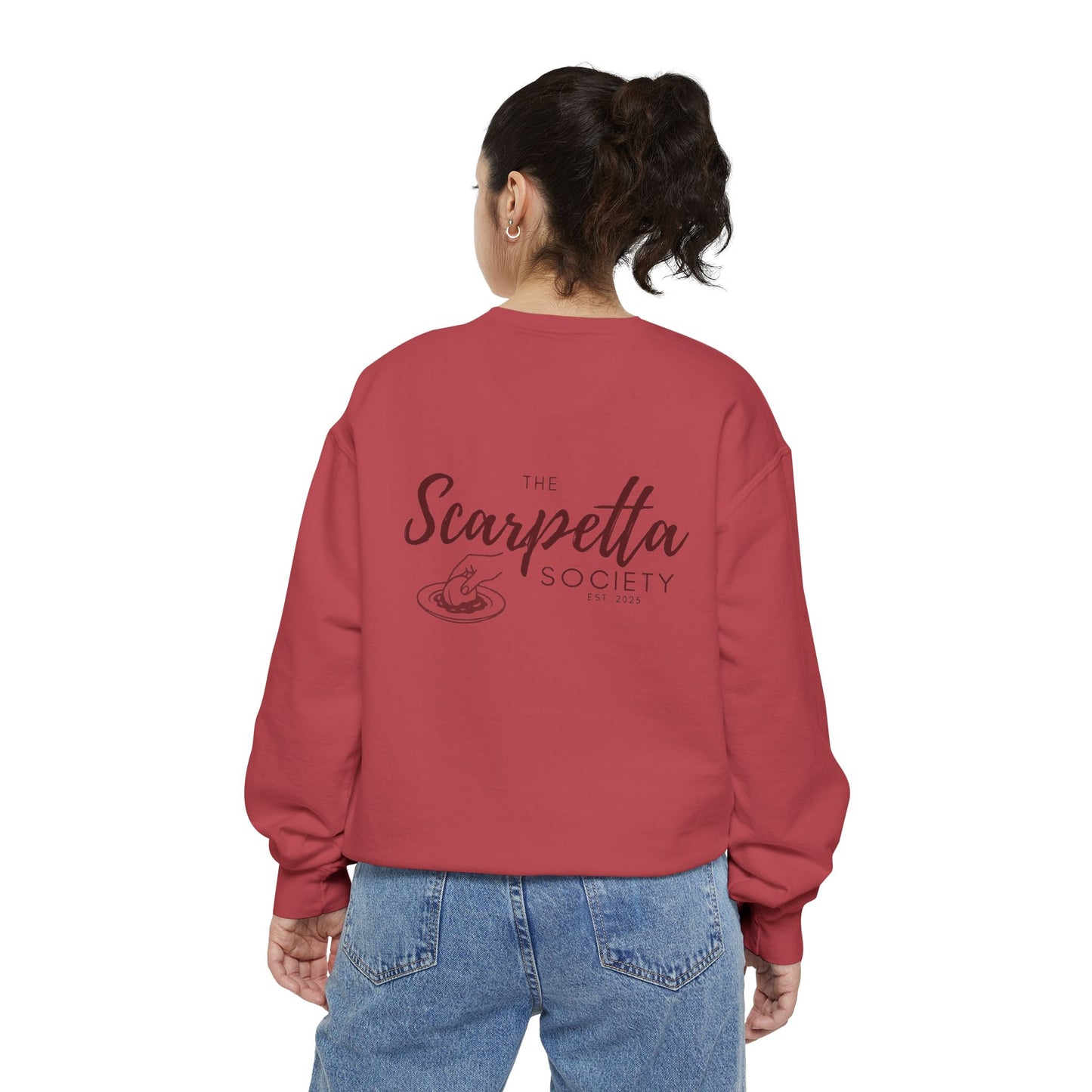 Scarpetta Society- Crewneck Sweatshirt for Casual Wear, Gift for Friends, Comfortable Unisex Sweatshirt