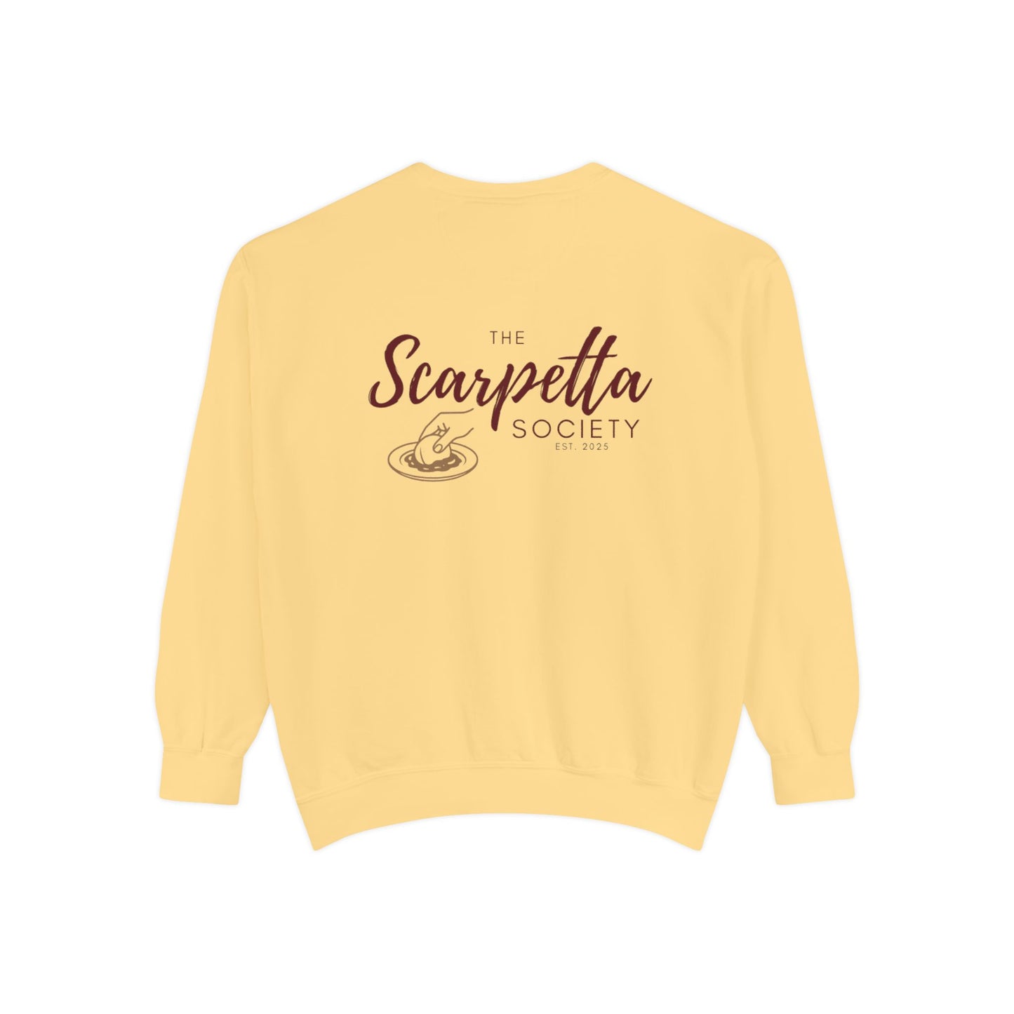 Scarpetta Society- Crewneck Sweatshirt for Casual Wear, Gift for Friends, Comfortable Unisex Sweatshirt