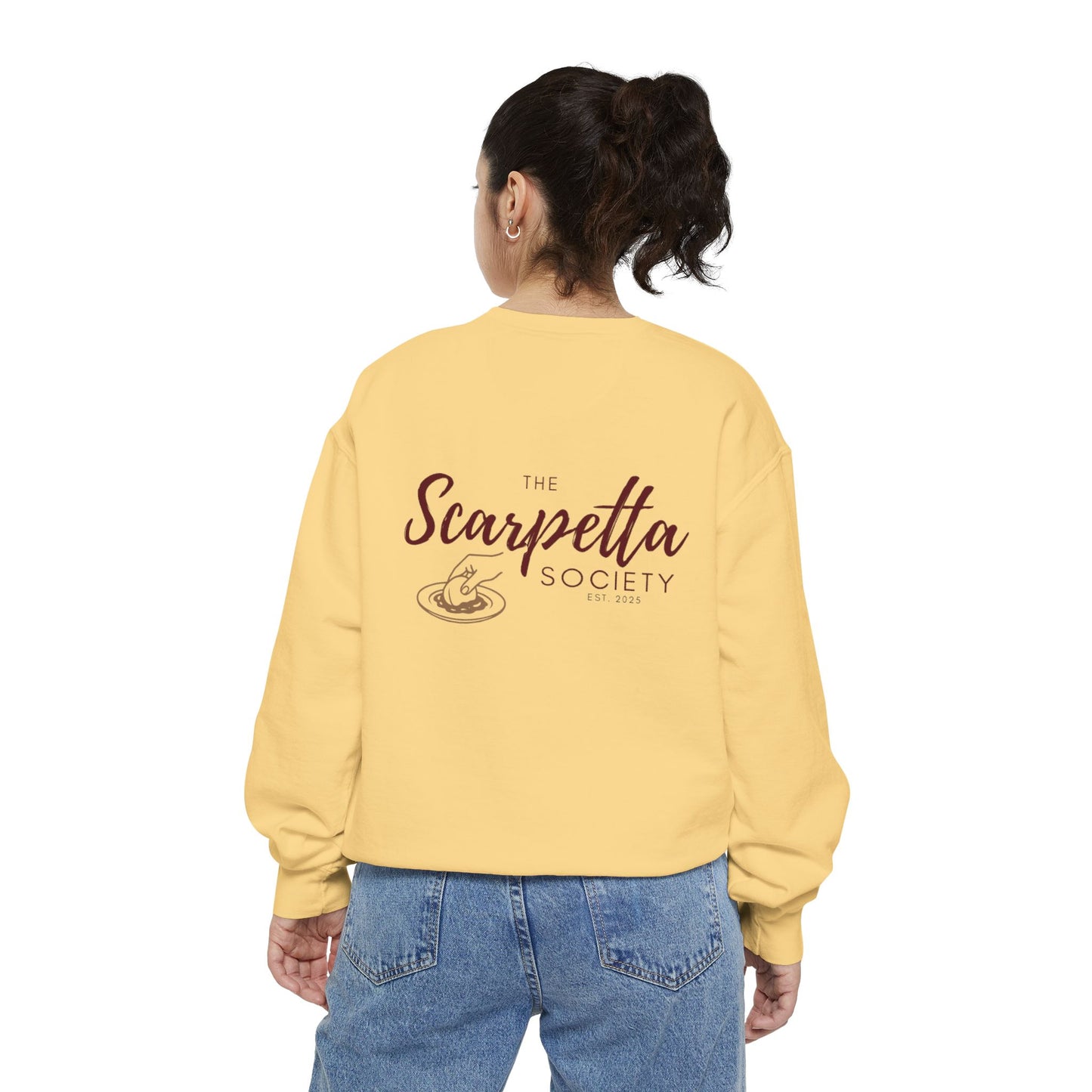 Scarpetta Society- Crewneck Sweatshirt for Casual Wear, Gift for Friends, Comfortable Unisex Sweatshirt