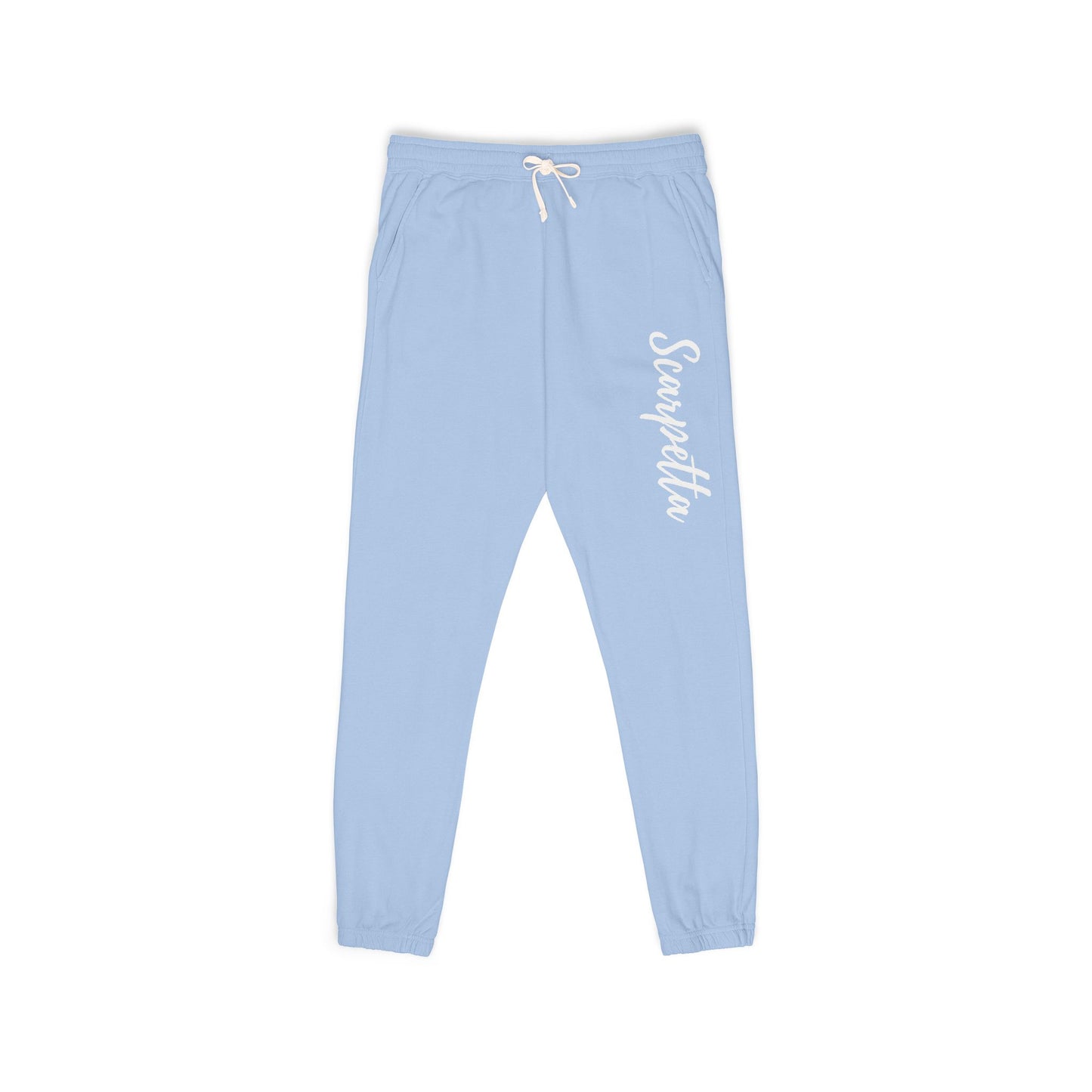 Scarpetta- Unisex Garment-Dyed Fleece Sweatpants - Cozy Leisurewear for Relaxation, Perfect for Lounging, Weekend Vibes, Gift Idea for All