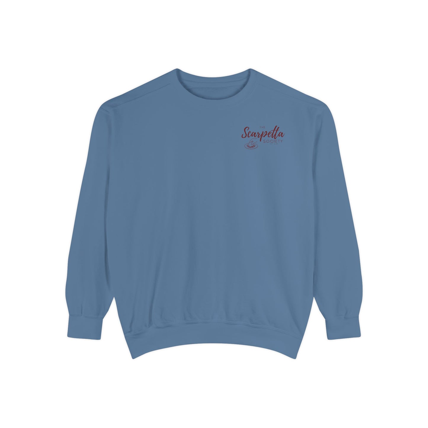 Scarpetta Society- Crewneck Sweatshirt for Casual Wear, Gift for Friends, Comfortable Unisex Sweatshirt