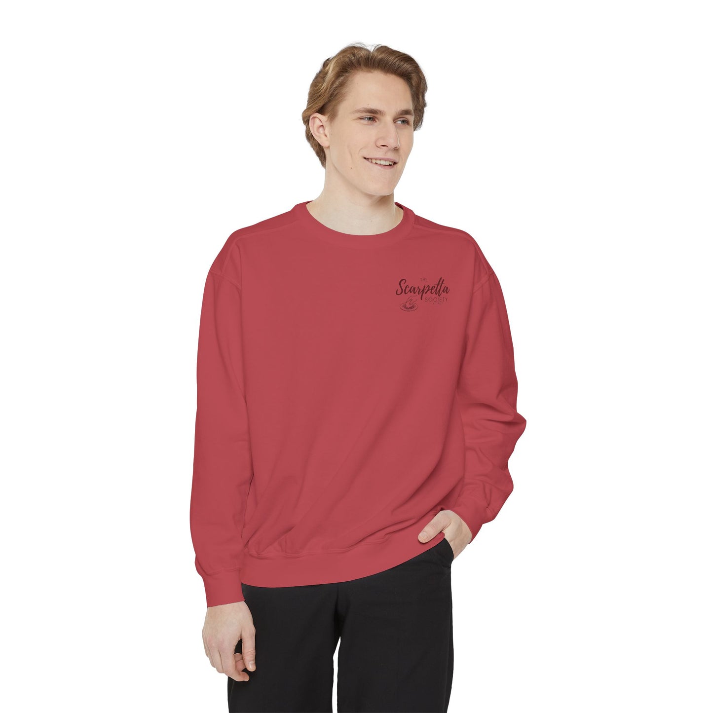 Scarpetta Society- Crewneck Sweatshirt for Casual Wear, Gift for Friends, Comfortable Unisex Sweatshirt