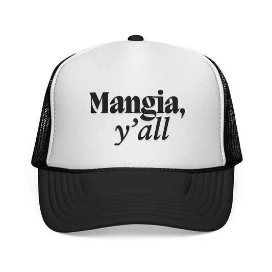 Trucker Cap with 'Mangia, Y'all!