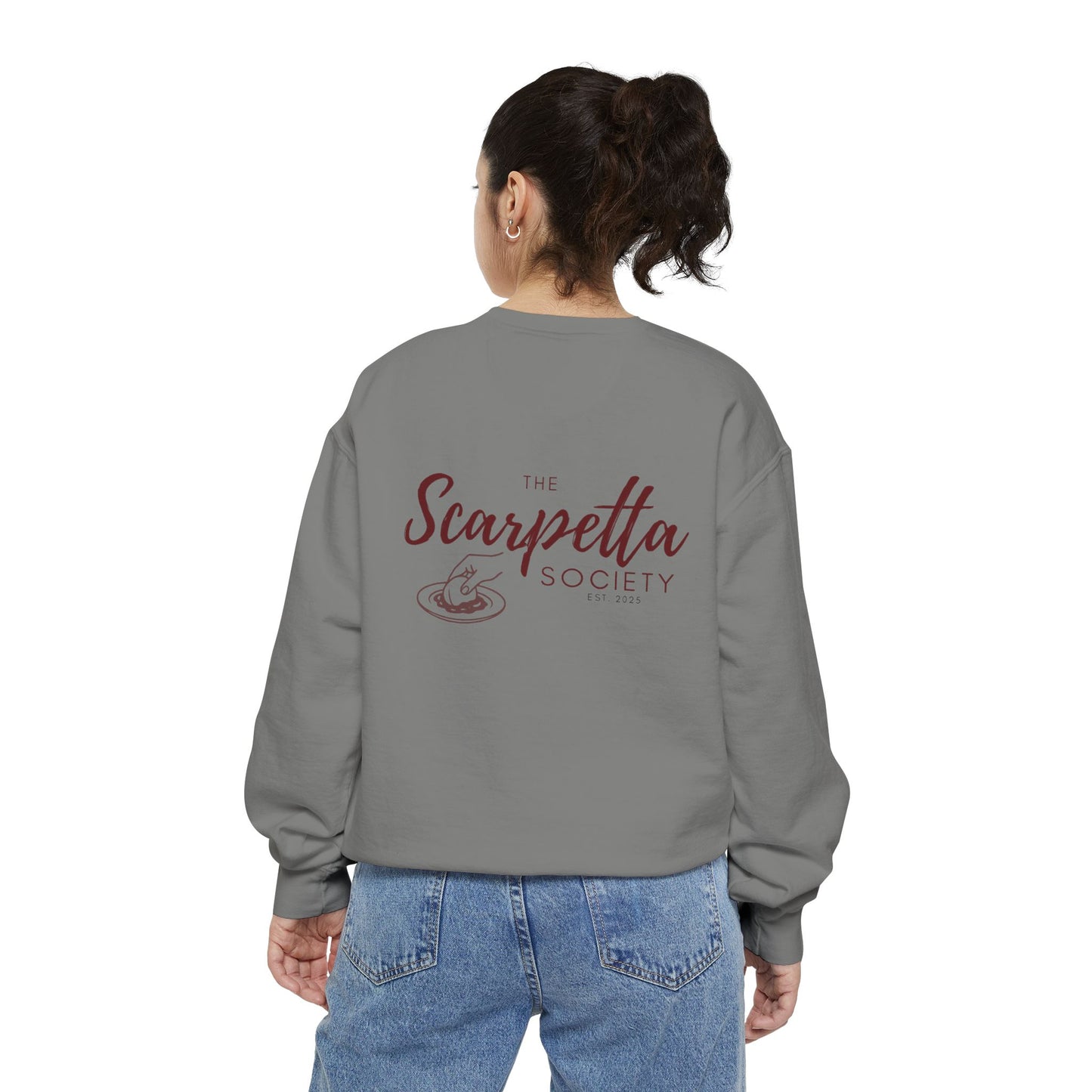 Scarpetta Society- Crewneck Sweatshirt for Casual Wear, Gift for Friends, Comfortable Unisex Sweatshirt