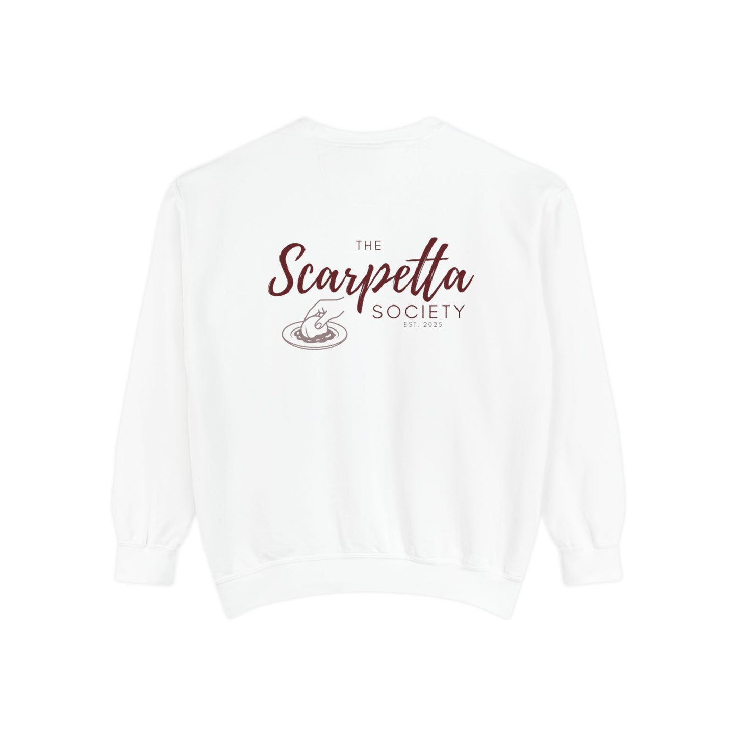 Scarpetta Society- Crewneck Sweatshirt for Casual Wear, Gift for Friends, Comfortable Unisex Sweatshirt
