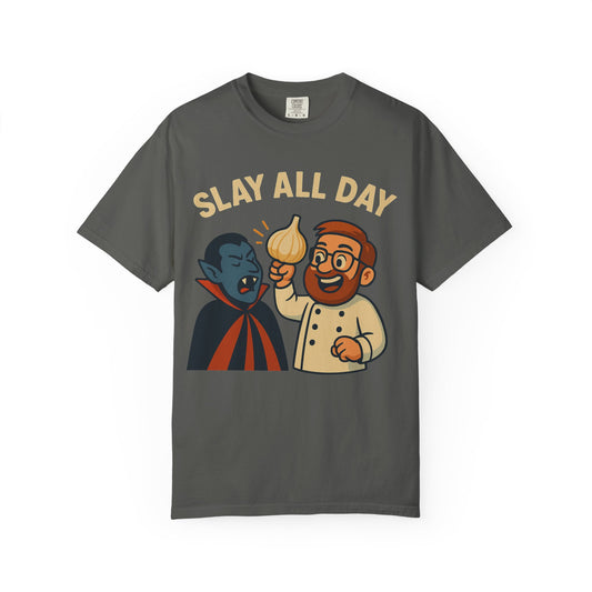 Slay All Day- Unisex T-shirt, Casual Wear, Book Lover Gift, Club Apparel, Comfortable Tee